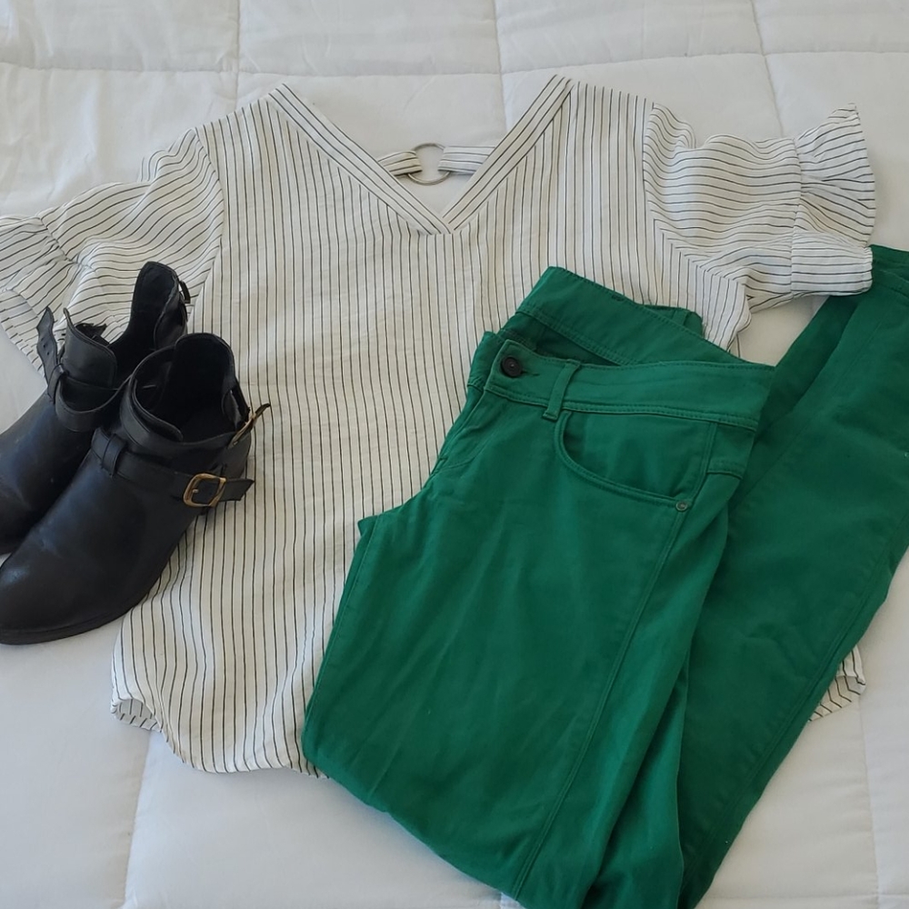 G-Star RAW denim green jeans